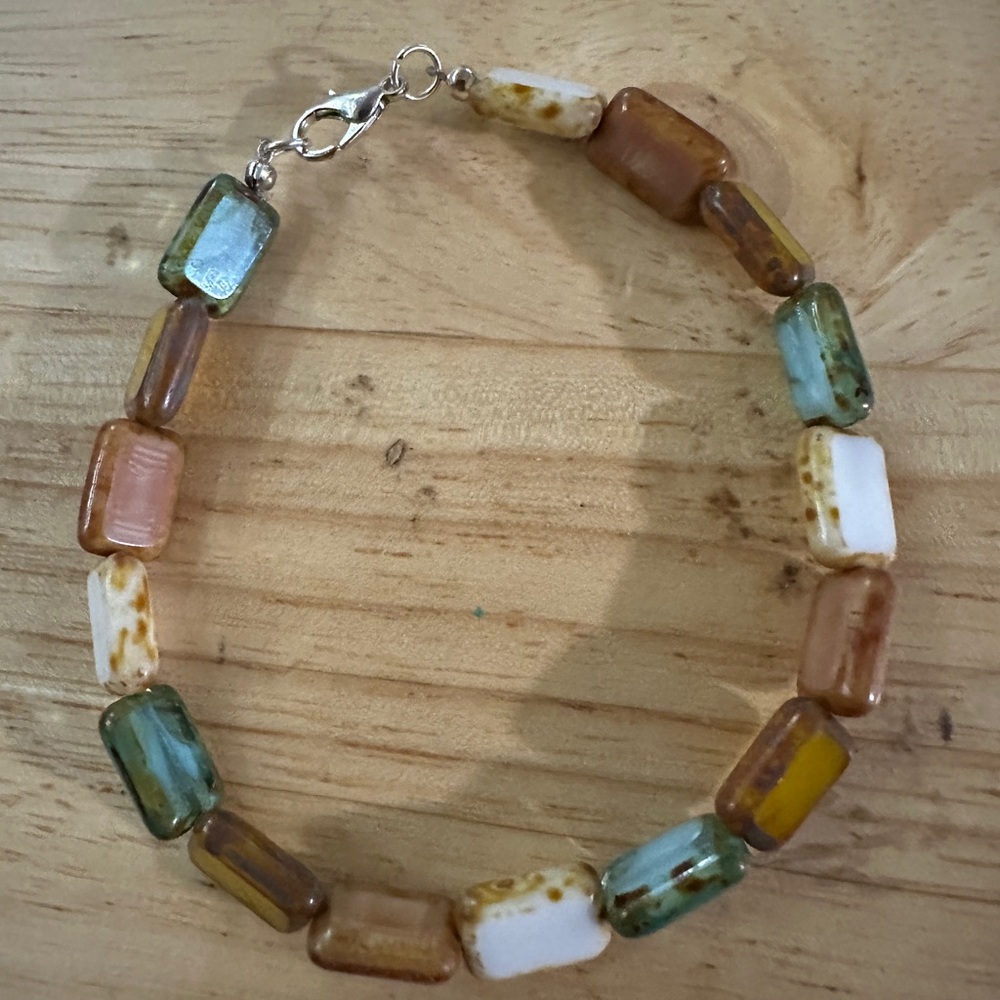 Czech Silk Beads Bracelet